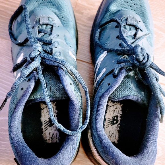 New Balance Womens Size 9B Revlite Summit QOM Trail Running Shoes Goretex Blue - Picture 8 of 10